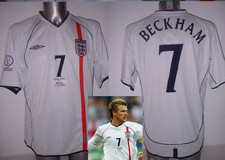 England Beckham 2002 Retro