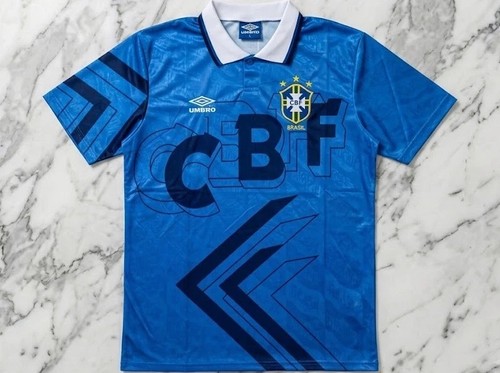 1991 brazil away retro - away,