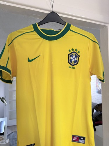 Retro brazil 1998 home jersey - brazil,