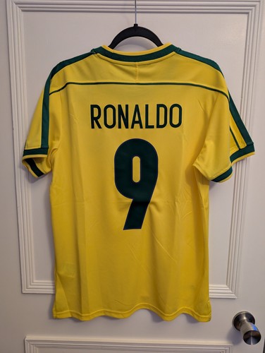 Retro ronaldo brazil shirt - r9,