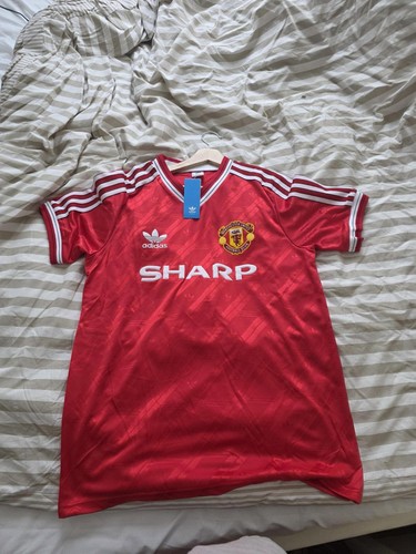 Mufc retro football jersey - mufc, x