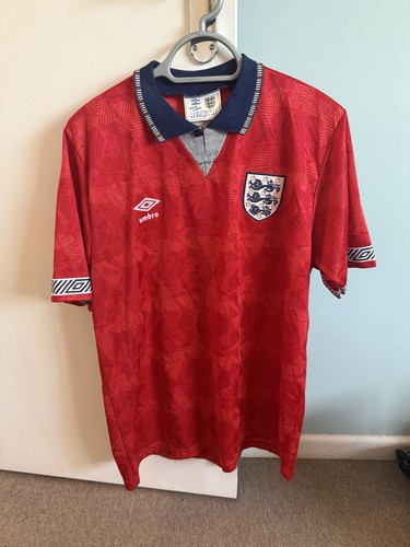 England 1990 away shirt - england,