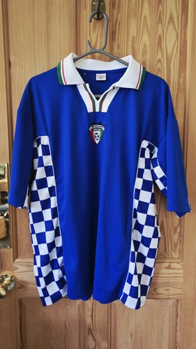 1990 kuwait football shirt - football,