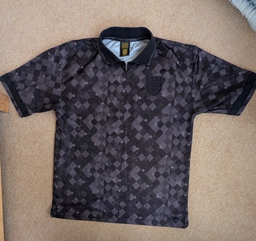 England 1990 black out shirt - england,